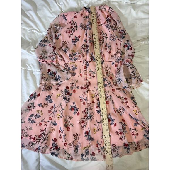 Disney Beauty and the Beast Floral Dress – Pink, Size Medium - Picture 5 of 6